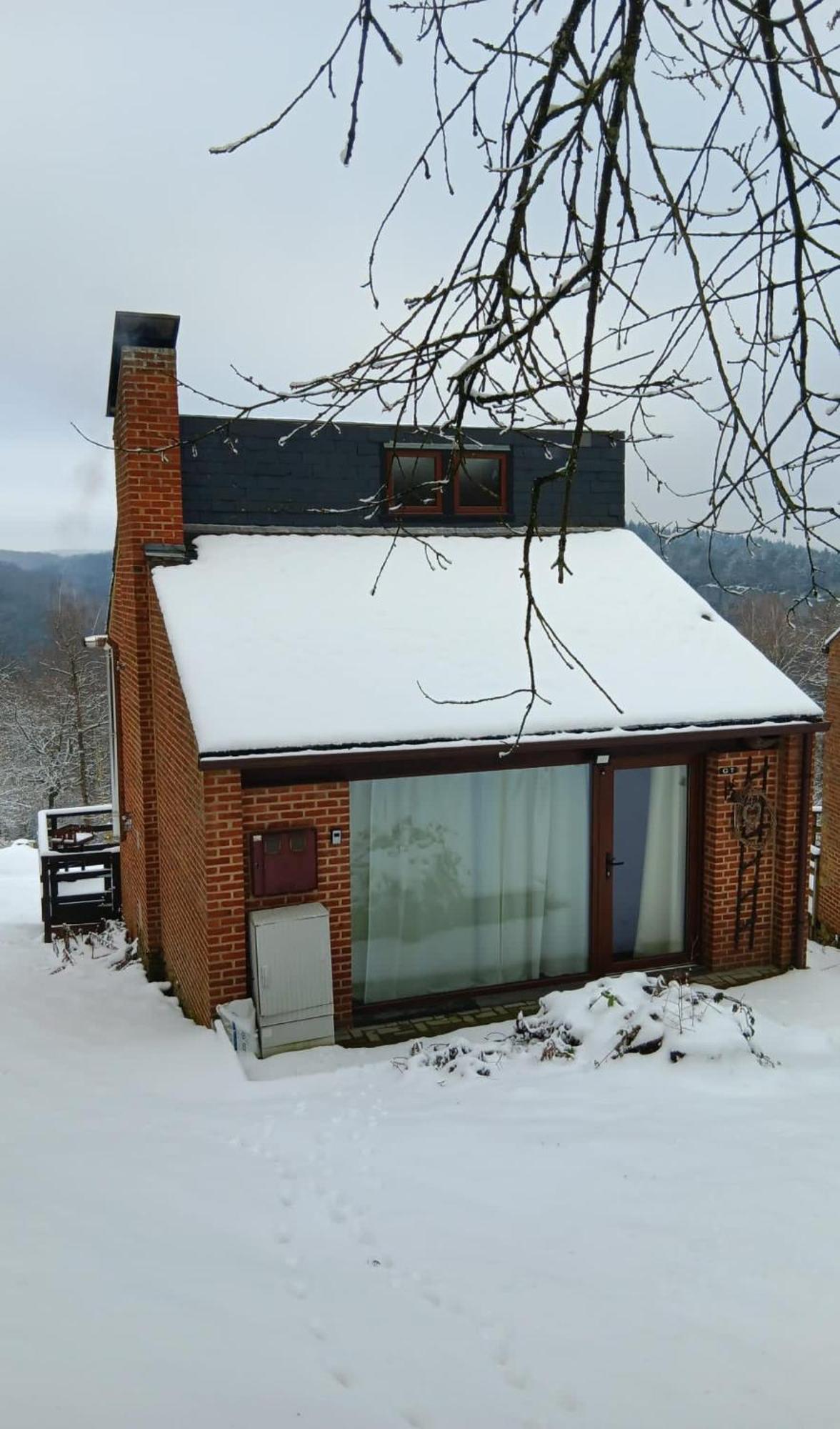 La Cabane D'Helie - Cottage En Pleine Foret - Domaine Du Bonsoy Hastiere-par-dela Exteriér fotografie